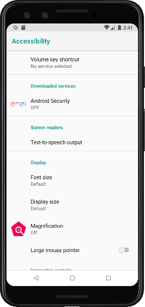 accessibility permissions