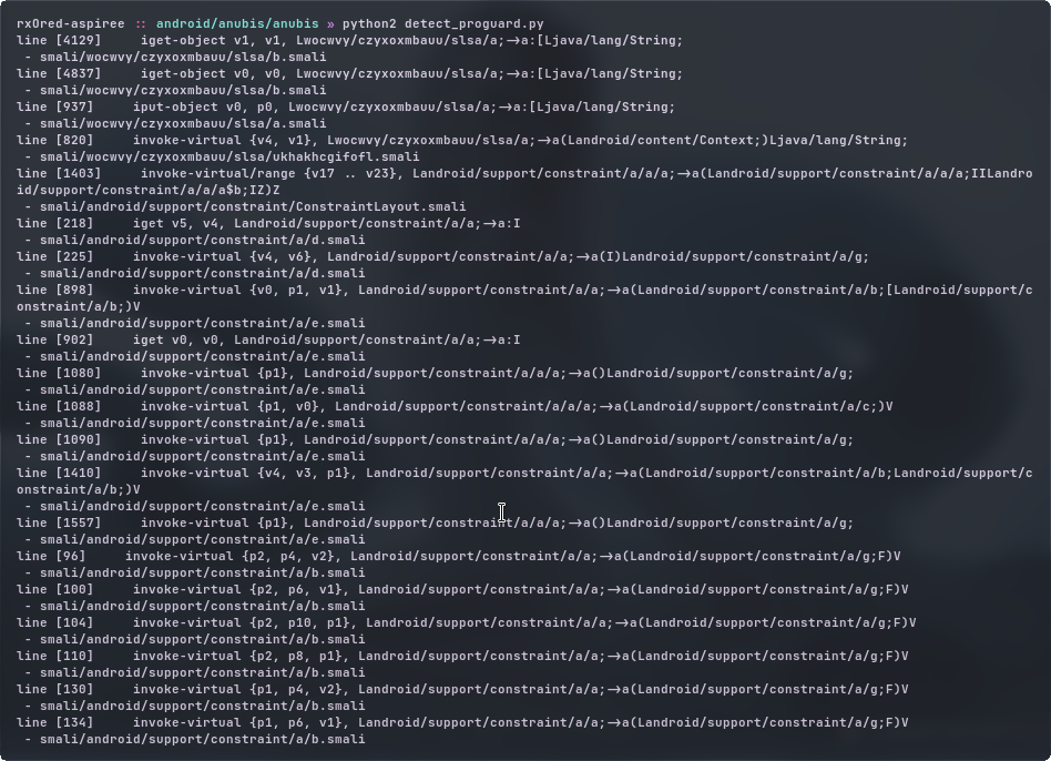 detecting obfuscation